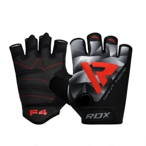 New With Tags! RDX Weightlifting Gym Gloves!  Size Med. - Picture 2 of 10
